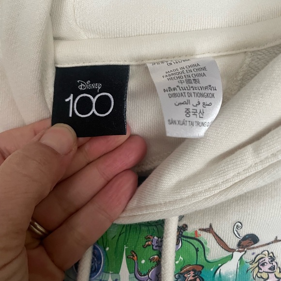 Disney 100 years of music and wonder Hoodie with Colorful Graphic Sz XS - Picture 4 of 8